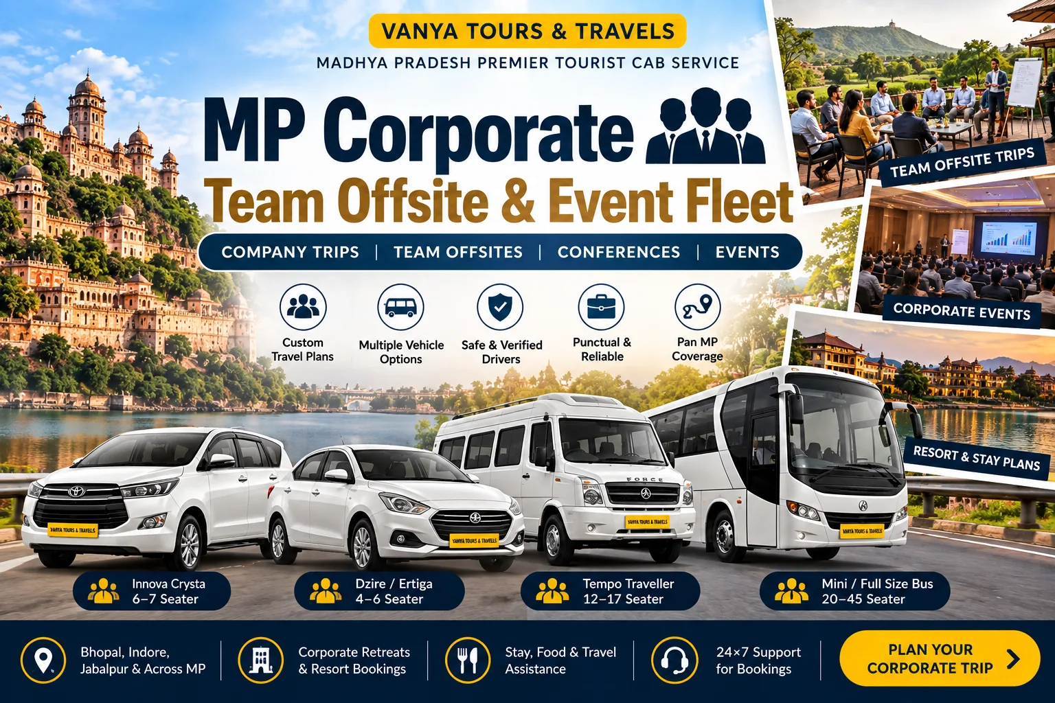 MP Corporate Team Offsite & Event Fleet